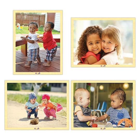 MOJO Friends Forever Wooden 4-Puzzle Set